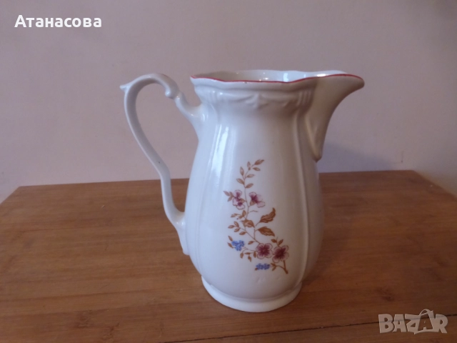 Кана български порцелан Коста Йорданов Видин 1960 г 5, снимка 2 - Аксесоари за кухня - 52678587