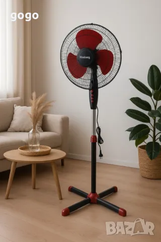 Вентилатор Rosberg, 40W, 40см., снимка 4 - Вентилатори - 50007219