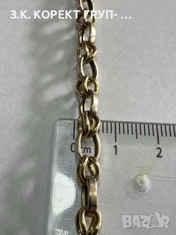 Златен синджир 14к, 21,67гр, снимка 8 - Колиета, медальони, синджири - 53755863