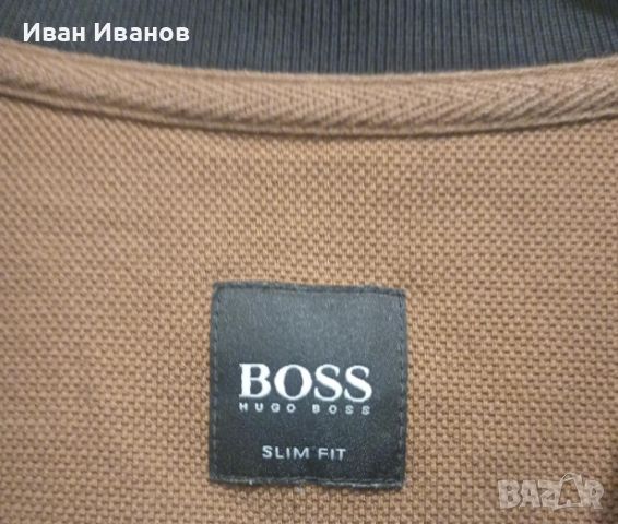 Оригинална фланела Hugo Boss, снимка 5 - Блузи - 46638037