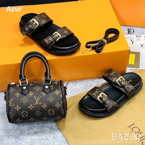 дамски маратонки / чехли и чанта louis vuitton , снимка 5 - Чанти - 46241430