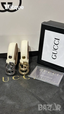 колани от естествена кожа в кутия Gucci , снимка 3 - Колани - 53428238
