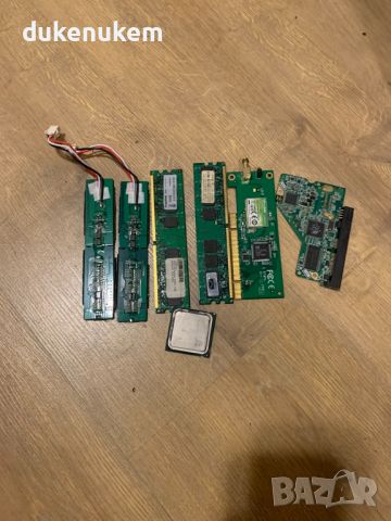 Неработещи компютърни компоненти части скрап дъна видео карти рам памети, снимка 3 - Други - 46449577