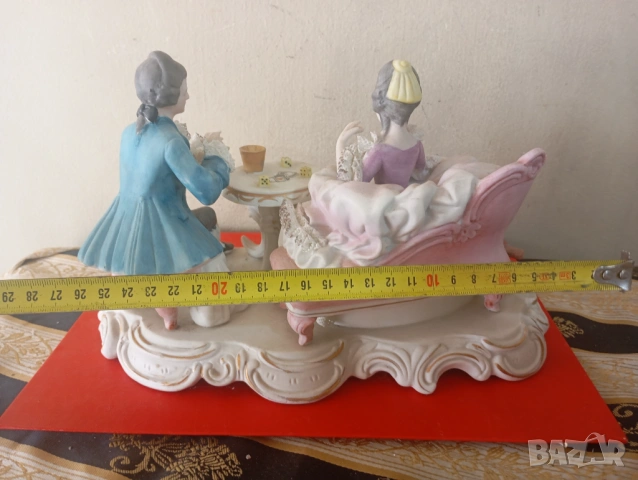 Порцеланова статуетка,композиция, снимка 5 - Други ценни предмети - 54075768