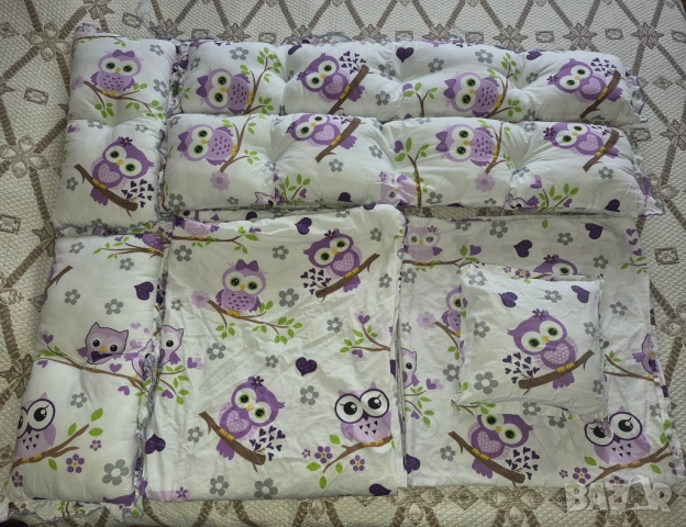 Спален комплект с обиколници за бебешко легло (60/120) + 2 подаръка