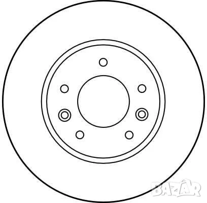 Диск спирачен заден дeсен/ляв за RENAULT 21 2.0 04.87-10.92г.№ R1586P