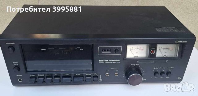 National Panasonic stereo cassette deck 612 , снимка 6 - Декове - 45213257
