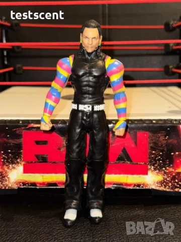 Екшън фигура WWE Jeff Hardy Basic Series Джеф Харди Mattel 2011 CMY, снимка 11 - Колекции - 48476861