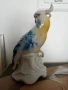 Стара порцеланова фигура стар български порцелан фигурка статуетка папагал, снимка 3