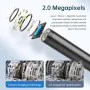 Нова Гъвкава ендоскопска камера за авто, тръби, канализация, 2MP HD, снимка 4