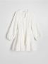 Нова елегантна официална кукленска разкошна бяла рокля волани къдри , снимка 1 - Рокли - 45558741