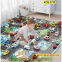 Детско тънко килимче с нарисувана писта за игра в 7 модела - КОД 3318, снимка 7