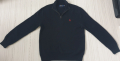POLO Ralph Lauren Half Zip 3/4  Pima Cotton Knit Mens Size L ОРИГИНАЛ! Мъжко Горнище !, снимка 5