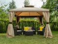 Луксозна Градинска Шатра с мрежа против насекоми 3.36x3.36 м., снимка 7