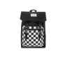  Mъжка раница, с джобове, черен шах, 28x10x47см, снимка 1 - Чанти - 44950820