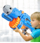 Голям детски ръчен пистолет с меки куршуми стрели/ 1 бр мишена / 20бр меки патрони , снимка 1 - Други - 44959342