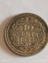 Сребърна монета 10 цента 1935г. Недерландия Кралица Вилхелмина за КОЛЕКЦИЯ 29924, снимка 4