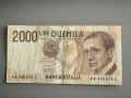 Банкнота - Италия - 2000 лири | 1990г., снимка 1 - Нумизматика и бонистика - 45919398