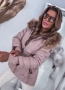 Дамско ватирано яке с лисича кожа, 2цвята , снимка 10
