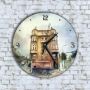 Стенен Часовник - Арт Старинна Сграда С Куполи, снимка 1 - Стенни часовници - 45635995