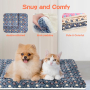 Kekuningan Подложка за кучешко легло, миещ се матрак, синьо, 74x54 см, снимка 6
