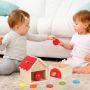 YULEYU Montessori Монтесори Бебешка образователна играчка, кутия за монети, снимка 9