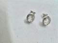 Сребърни обеци с мойсанит (Диамант) 0.5 карата, снимка 11