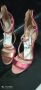 Дамски Обувки в Розово Висок Тънък ток номер 41, снимка 7