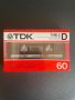 НЕОТВОРЕНИ касетки TDK D 60 Type i, снимка 3