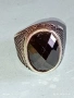 Сребърен пръстен лазерно гравиране с черен Турмалин с ярко изразена индивидуалност 52793, снимка 9