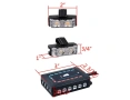 Комплект 16 LED блиц светлини с контролер 12V – жълти аварийни лампи за пътна помощ и платформа, снимка 6