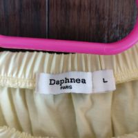 кокетна ластична къса блузка Daphnea Paris L-XL, снимка 2 - Тениски - 45253246