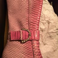 Елегантни ботуши на Мегияс в розово, снимка 10 - Дамски ботуши - 45530986