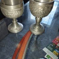 зинн чаши, снимка 2 - Антикварни и старинни предмети - 45160268