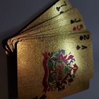 Луксозни позлатени карти за игра, снимка 3 - Карти за игра - 45445636