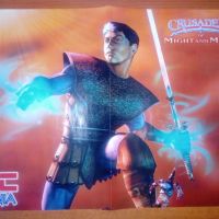 PC mania плакат Crusaders of Might and Magic, Urban Chaos  29 x 41 , снимка 1 - Други ценни предмети - 45514355