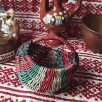 Стари български сувенирни менчета медна чаша кошница, снимка 4 - Други ценни предмети - 45297839