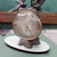 Стар френски каминен часовник Silvoz Paris, снимка 2 - Антикварни и старинни предмети - 45374825