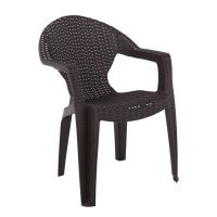 Столове имитация на ратан от полипропилен в бял,бежев,кафяв,черен цвят, снимка 4 - Столове - 43936396