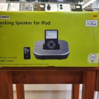 Докинг станция / Docking Speaker for iPod black Technika SP-507B с дистанционно, книжки, кашон, адап, снимка 3 - Други - 45419854