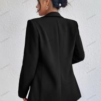 Темпераментно едноцветно малко дамско сако с ревер и дълги ръкави, 8цвята , снимка 15 - Сака - 39700642