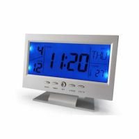 Електронен цифров часовник с акустичен алармен сензор,LED дисплей DS-8082, снимка 3 - Други стоки за дома - 45536652