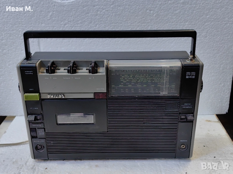 Радиокасетофон Philips RR 242 , снимка 1