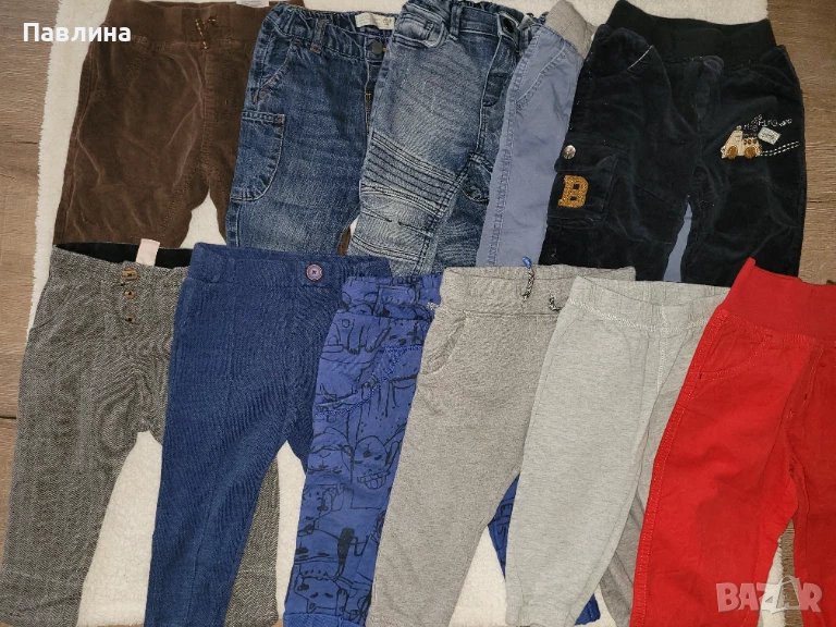 Бебешки Дълги Панталони за Момче - 12-18м, снимка 1