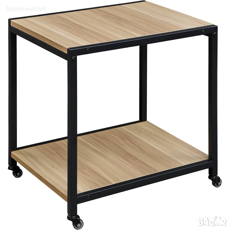 ПРОМОЦИЯ Мултифункционална масичка на колела с място за съхранение PADMA HOUSE SZCJ-20401-WA, снимка 1