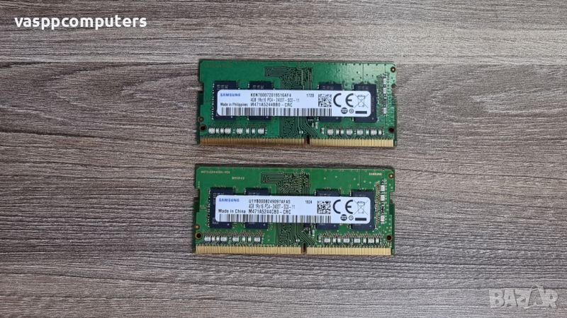 2x4G DDR4 2400T Samsung SODIMM, снимка 1