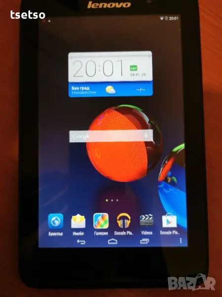 Таблет Lenovo Tab 16GB A7-50 A3500-F, снимка 1