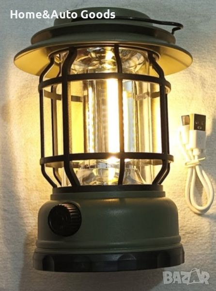 Преносимата Лампа със Соларно Зареждане и Светодиодно Осветление К-22, снимка 1