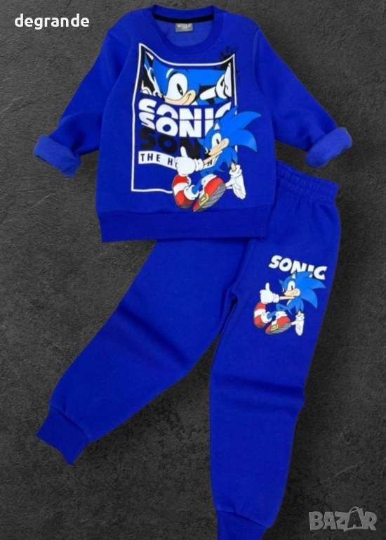 Ватиран детски комплект Соник, снимка 1