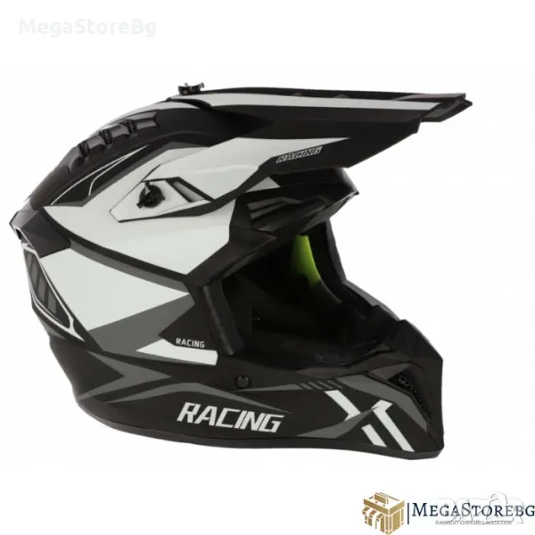 Крос каска 127 размер - L - BLACK and WHITE 2, снимка 1